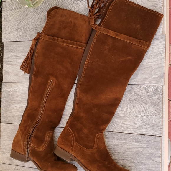 Frye Shoes - Frye over the knee suede boot sz 8.5